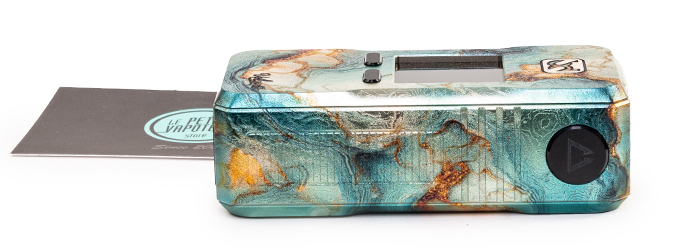 Pr&eacute;sentation de la Box Rayden 220 Volcano Turquoise Opal Rare Edition BD Vape